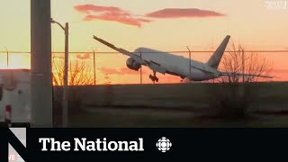 TheMoment a plane nearly crashlanded in Toronto [upl. by Brok483]