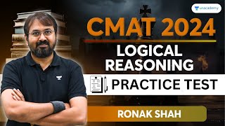 CMAT 2024 Logical Reasoning Practice Test  Ronak Shah [upl. by Constancia612]