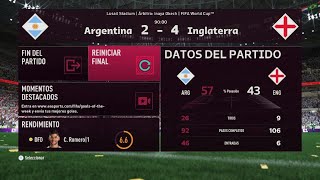 Argentina vs Inglaterra  Máxima dificultad PS5 [upl. by Attevroc]