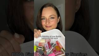 COLLECTING EMPTY LIPPIES 👄✨ beautyblogger empties shorts [upl. by Anasiul]