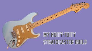 MY HOITYTOITY STRATOCASTER BUILD guitar guitarist fender fenderstratocaster [upl. by Elleraj914]