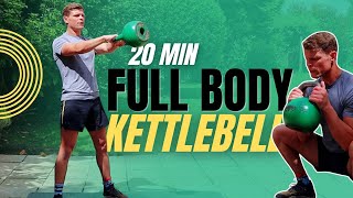 20 min Full Body Kettlebell Workout for Strength and Fat Loss [upl. by Buttaro]