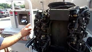 Evinrude 150 HP crank case leaking final video 7 15 24 [upl. by Ajile]