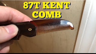 KENT COMB 87T FOLDING BEARD COMB REVIEW [upl. by Irved]