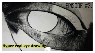 Hyper Realistic Eye Drawing  Episode 3 [upl. by Leirol]