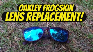 Oakley Frogskins Lens Replacement  Detailed 2024 Tutorial [upl. by Etka]