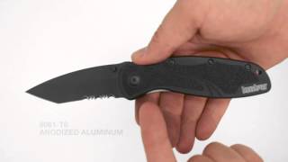 Kershaw 1670TBLKST  Blur  Tanto Black Serrated [upl. by Enelav]