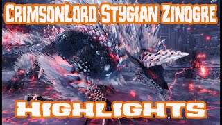 Crimson Lord Stygian Zinogre Highlights [upl. by Kered]