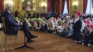 il Presidente Mattarella risponde alle domande degli studenti delle scuole primarie [upl. by Ribal888]