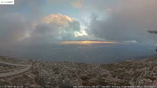 Sunrise Time Lapse ⛅️ October 11 2024 City of Hobart  AUSTRALIA [upl. by Murielle]