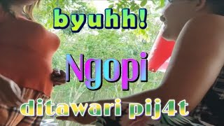 Gerimis Mampir Ngopi malah ditawari Hujan Warkop Kebun Karet 2024 [upl. by Giltzow]