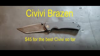 Civivi Brazen Review and Disassembly [upl. by Gordy]