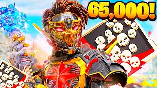 How I Got 65 THOUSAND Kills On Horizon Apex Legends [upl. by Otreblig]