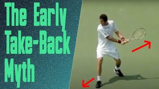 Tennis BackhandTakeBack and Timing [upl. by Oloap]