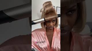 Cutting hair ASMR carinahair blondewig cuthair asmrvideo shortsvideo hdlacefrontalwig [upl. by Atwekk624]