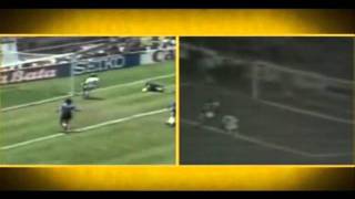 Pele vs Maradona  tema oficial Italia 90 Remasterizado [upl. by Yreme387]