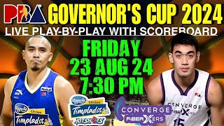 🔴LIVE MAGNOLIA VS CONVERGE PBA Play by Play Reaction amp Scoreboard 2024 Governors Cup Elimination [upl. by Norre]