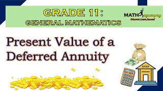 PRESENT VALUES OF DEFERRED ANNUITY [upl. by Gnik]