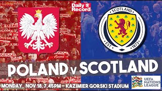 Poland v Scotland live stream details plus match preview for crucial Nations League match in Warsaw [upl. by Yuma772]