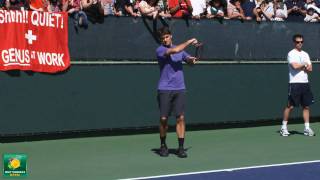 Roger Federer Slow Motion HD  Indian Wells Pt 01 [upl. by Sternberg]