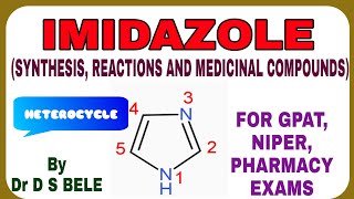 IMIDAZOLE SYNTHESIS REACTIONS AND MEDICINAL COMPOUNDS [upl. by Other280]