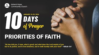 10 Days of Prayer 2024 Day 4  Sabbath Worship [upl. by Abbott]