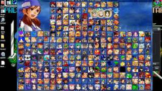 MUGEN Default Rare Mugen characters and mugen roster 111409 [upl. by Alludba606]