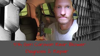 Caravan Rear Blower Motor  How to Fix  Electrical Diagnostics amp Repair [upl. by Nirtiak]