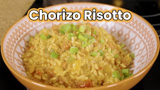 This EASY Spicy Chorizo Risotto is Mouthwatering [upl. by Htebazie]