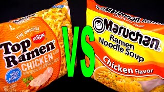 Top Ramen vs Maruchan NOT Manchurian Chicken Flavor Noodles Whats the Best brand to Buy FoodFights [upl. by Lev]