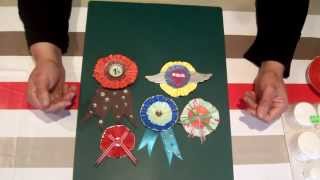 DIY cómo hacer rosetones con moldes de cupcakes Embellishments scrapbook [upl. by Asilahs745]