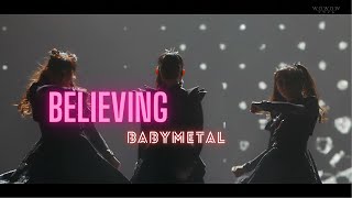 BABYMETAL  Believing Live at Pia Arena MM  Black night 4k HD With Logo [upl. by Arlan509]