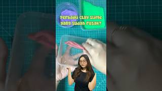 emang bisa perbaikin slime yang udah rusak gini artbytatae diyslime clayslime slimevideo art [upl. by Petey944]