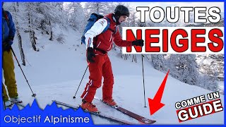 3 techniques simples de ski hors piste  avec lESF de Montgenèvre [upl. by Linad]