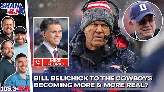 Mike Florio Doubles Down On The Cowboys Interest In Bill Belichick  Shan amp RJ [upl. by Hiram]