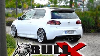 VW Golf 6 GTI ★ BULLX Individual ★ 3quot ab Turbo ohne MSD ★ Sound ★ Exhaust ★ MK6 [upl. by Noryb837]