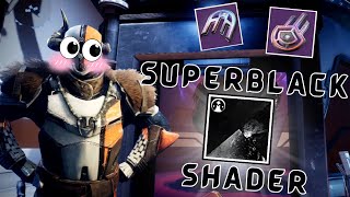 Getting the NEW SUPERBLACK Shader  Destiny 2 Into the Light [upl. by Dressler]