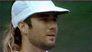 Ivanisevic vs Agassi Wimbledon final 1992 [upl. by Suqram]