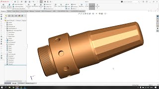 Solidworks 2024  Menggambar Plunger [upl. by Anayia121]