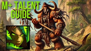 SURVIVAL HUNTER M BUILD GUIDE  Best Talent Builds for Survival Hunter M  War Within Season 1 M [upl. by Nosyd]