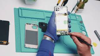 Oppo A73 LCD SCREEN REPLACEMENT DAMAGED DISPLAY REPAIR CPH2095 by Gsm Guide [upl. by Tsew]