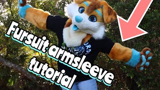 Fursuit Armsleeve Tutorial [upl. by Llehsram]