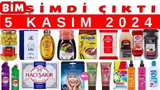 BİM 5 KASIM 2024  GIDA İNDİRİMLERİ  BİM KOZMETİK ÜRÜNLER  BİM MARKET  BİM AKTÜEL [upl. by Aiket]