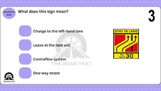 Driving Theory Test uk2024 Part4 ukdrivingtest roadsigns driving drivingexam automobile [upl. by Seek]