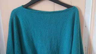 PATRON TRICOT pull ample taille 4244 [upl. by Drofwarc]