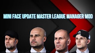 MINI FACE UPDATE MASTER LEAGUE MANAGER FOOTBALL LIFE 25 [upl. by Zetra936]