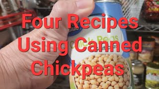 Pantry ChallengeCanned Chickpeas Four Recipes threeriverschallenge [upl. by Eam475]