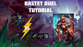 Bastet Duel Tutorial and Secret Build  Smite Masters Duel Season 11 [upl. by Krigsman380]