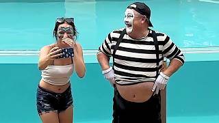 Tom The Funniest SeaWorld Mime [upl. by Aixela]