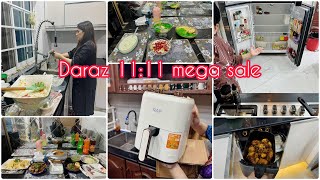 New bride dawat at Natasha waqas home  My dawalance double door fridge review [upl. by Cutlerr]